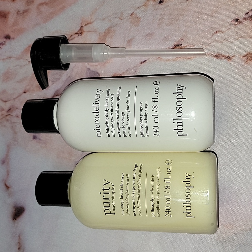 Philosophy Facial Cleanser & Exfoliating Wash with Pump